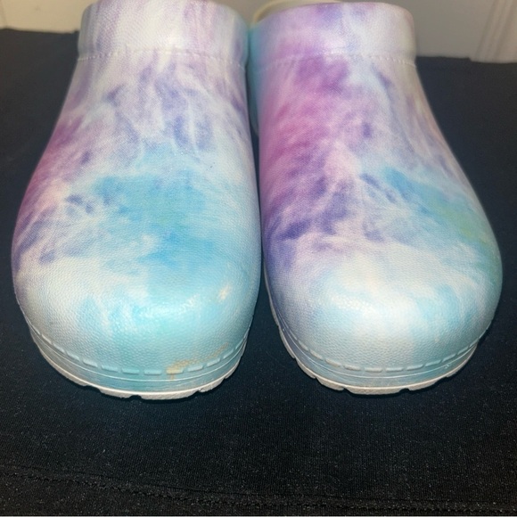 Colorful Dansko Tie-Dye Clogs - Picture 3 of 9